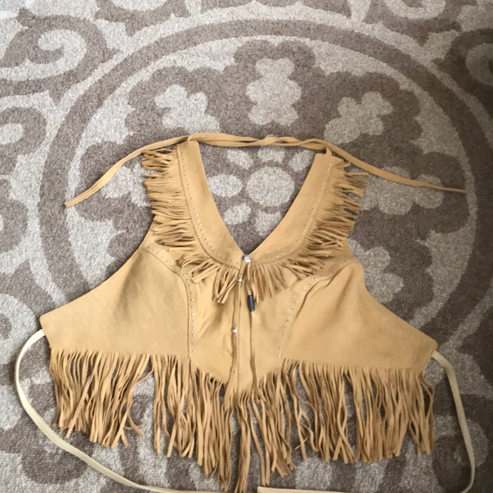 Leather top